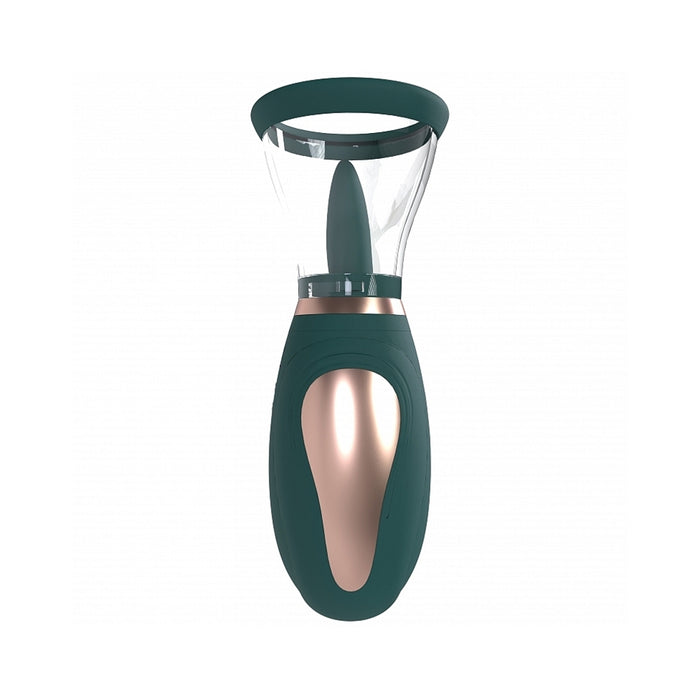 Pumped Enhance Automatic Rechargeable Vulva & Breast Pump Forest Green