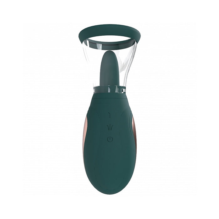 Pumped Enhance Automatic Rechargeable Vulva & Breast Pump Forest Green