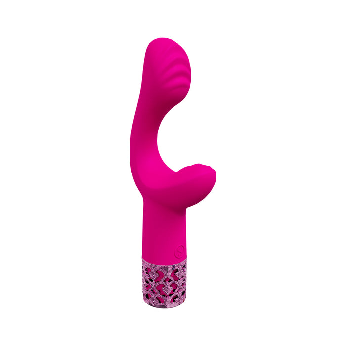 Royal Gems Majestic Silicone Rechargeable Vibrator Pink