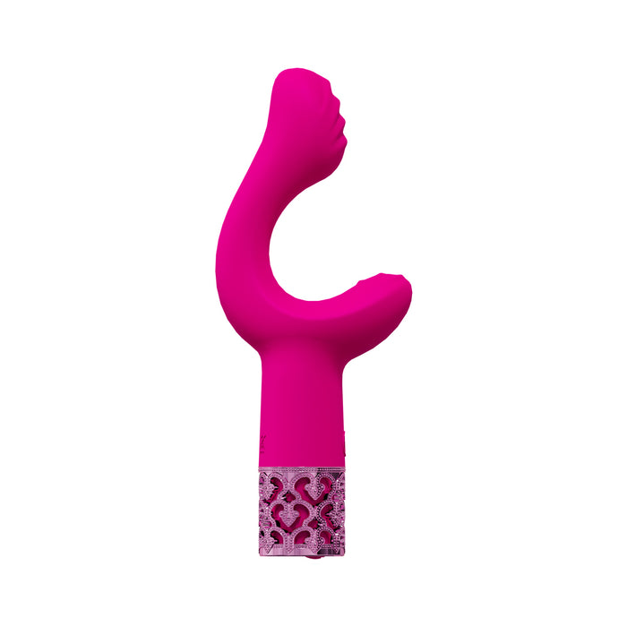 Royal Gems Majestic Silicone Rechargeable Vibrator Pink