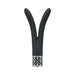 Royal Gems Dueling Queens Silicone Rechargeable Vibrator Black
