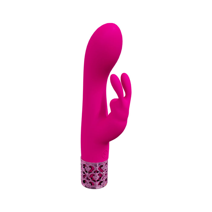 Royal Gems Royal Rabbit Silicone Rechargeable Vibrator Pink