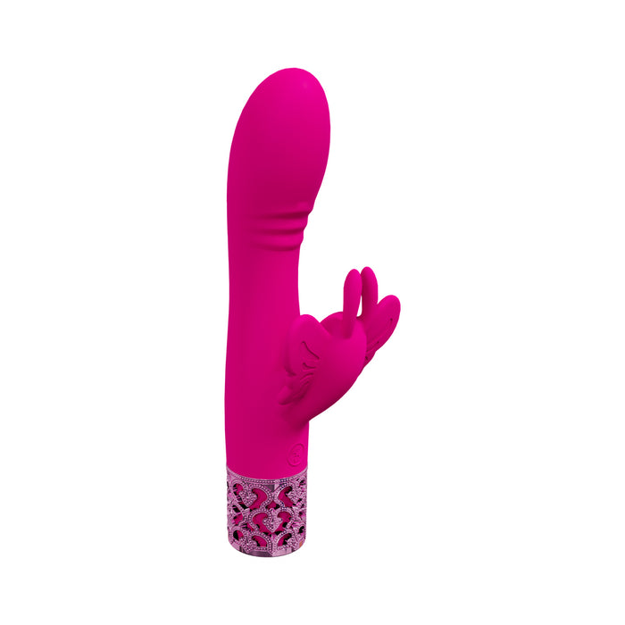 Royal Gems Monarch Silicone Rechargeable Vibrator Pink