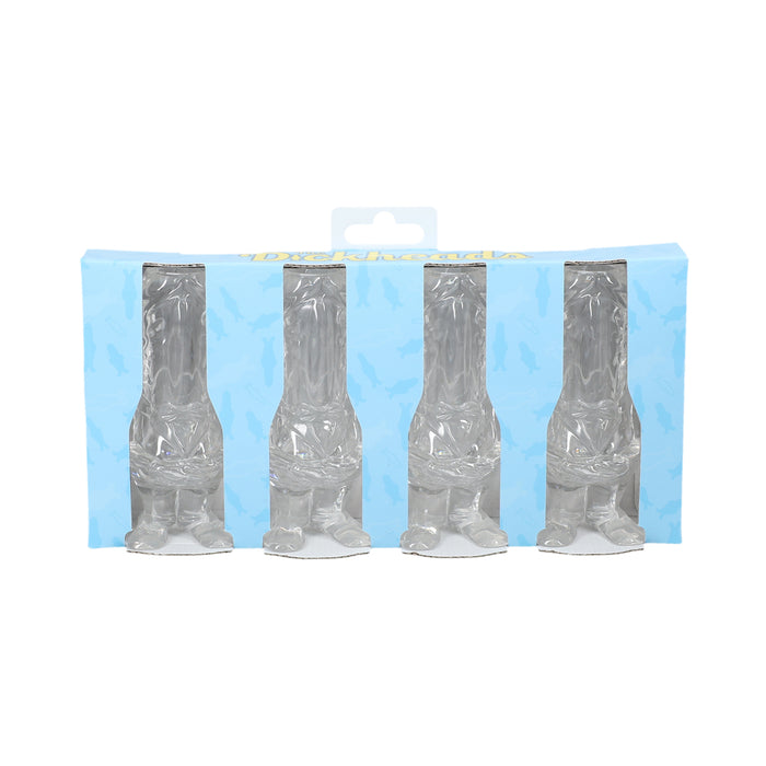 The Dickheads Groom Tall Shot Glass Clear
