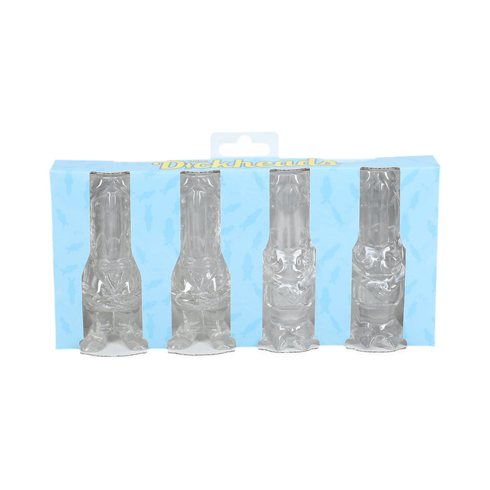 The Dickheads Couples Tall Shot Glass Clear