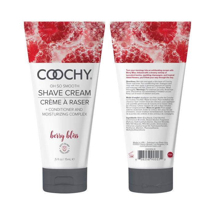 Coochy Berry Bliss Shave Cream 0.5 oz.