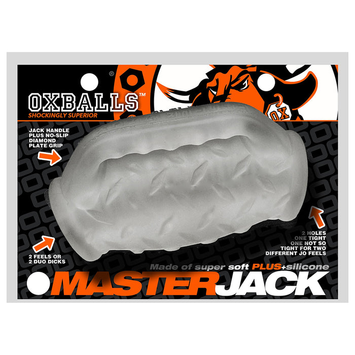 OxBalls Masterjack Double Penetration Jo Clear Ice