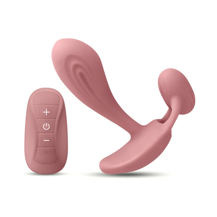 Secrets Echo Insertable Vibe with Remote Dusty Rose