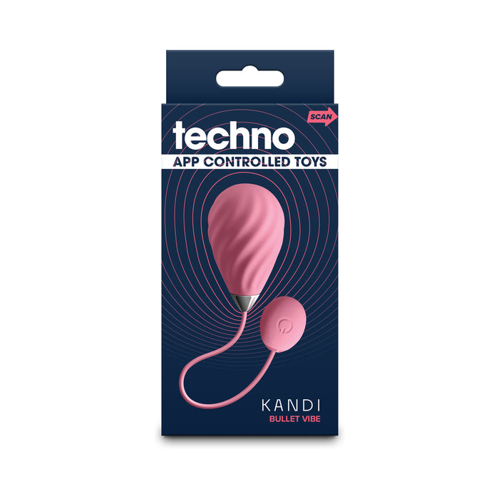Techno Kandi App-controlled Insertable Vibe Pink