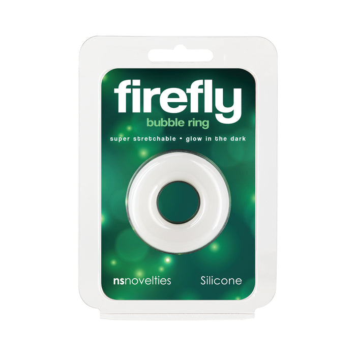 Firefly Bubble Ring Small Glow-in-the-Dark Cock Ring White