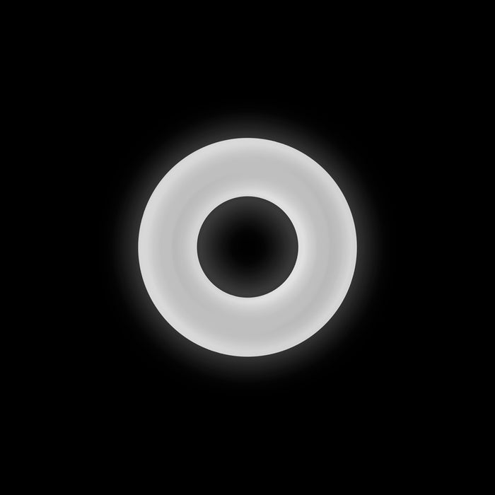 Firefly Bubble Ring Medium Glow-in-the-Dark Cock Ring White
