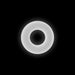 Firefly Bubble Ring Medium Glow-in-the-Dark Cock Ring White