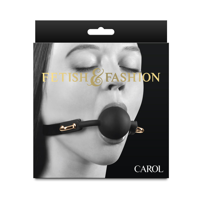 Fetish & Fashion Carol Ball Gag Black