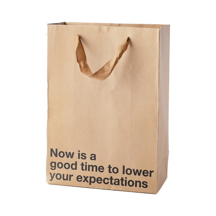 Snarky Gift Bags Lower Your Expectations 3pk