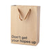 Snarky Gift Bags Don't Get Your Hopes Up 3pk