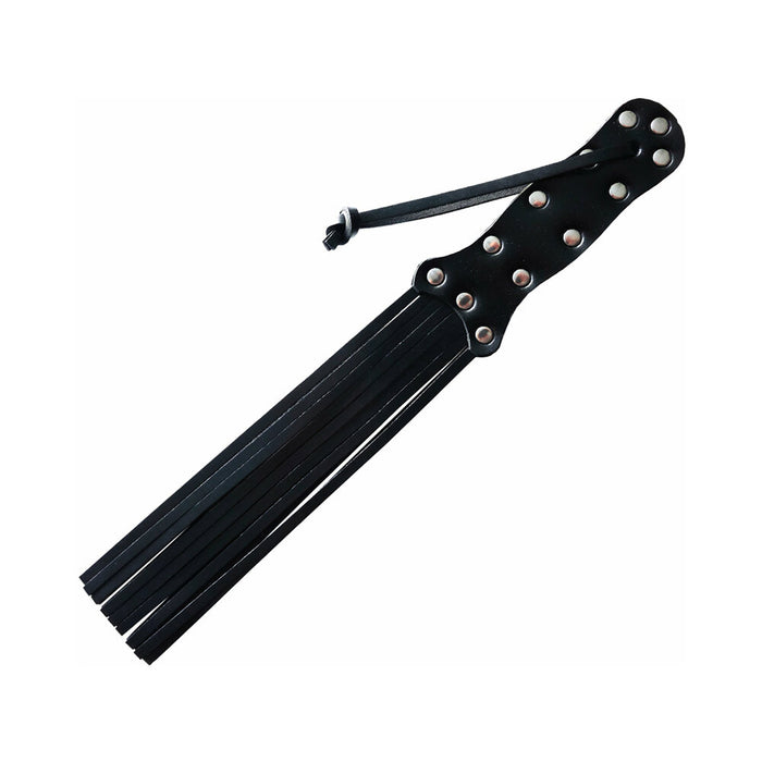 Rouge Leather Spiral Paddle Black