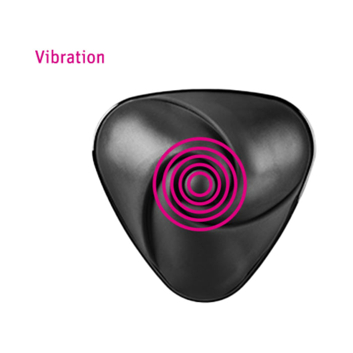 Mystim Heart's Desire eStim Lay On Vibrator Black