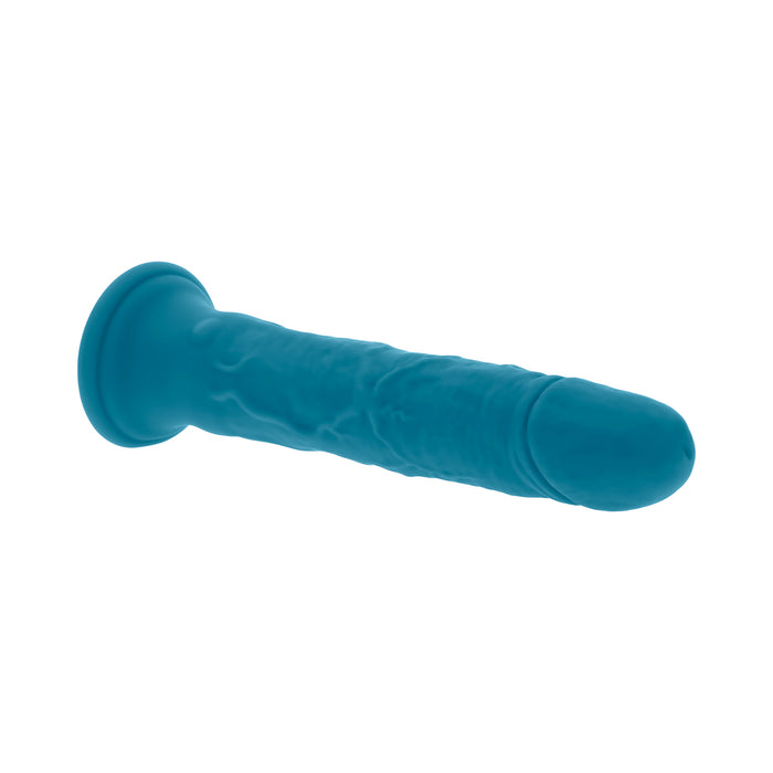 Evolved Tsunami Rechargeable Vibrating Dildo Silicone Teal