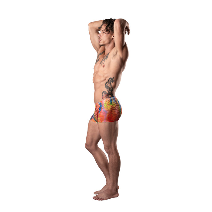 Male Power Your Lace Or Mine Pouch Short Multicolor M