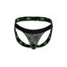 Male Power Hazy Dayz Jock Pot Leaf L/XL