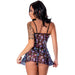 Magic Silk Hazy Dayz Dress & G-String Set Mushroom L/XL