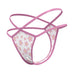 Magic Silk Daisy Split Crotch Thong Daisy Print S/M