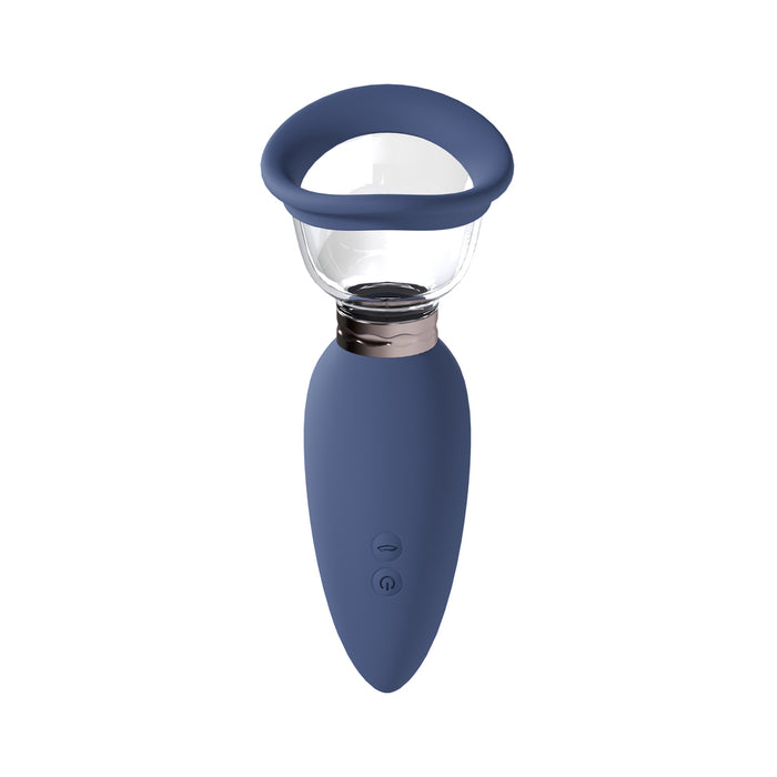 Pumped Arousing Automatic Rechargeable Vulva & Breast Pump Blue