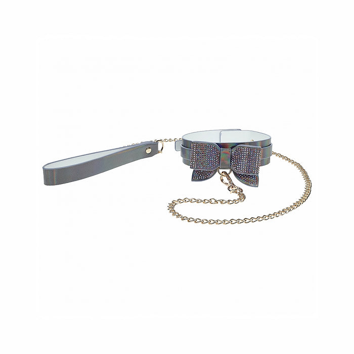 Ouch! International Paris Collection Collar with Leash Black