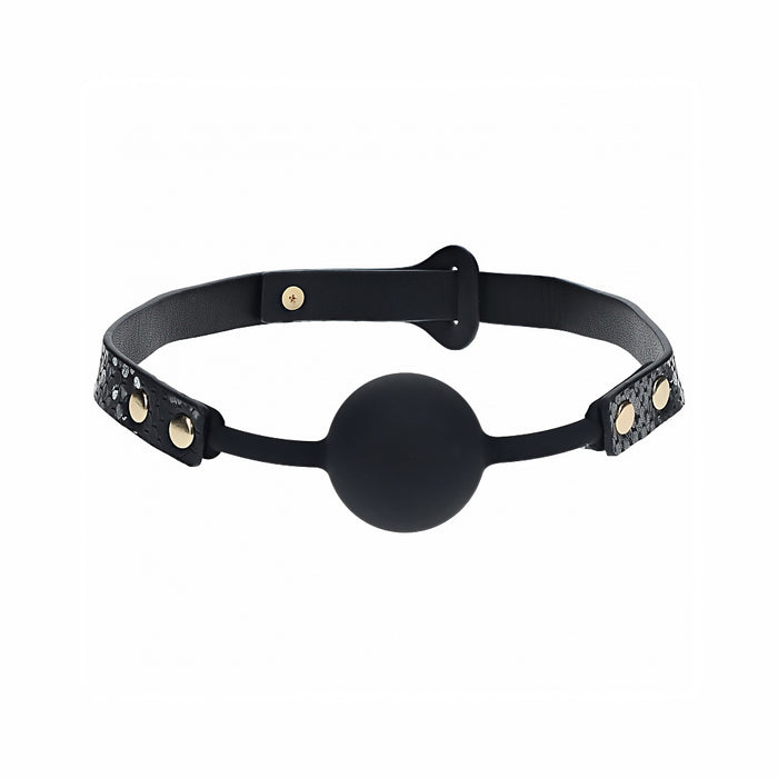 Ouch! Florence Collection Silicone Ball Gag Black