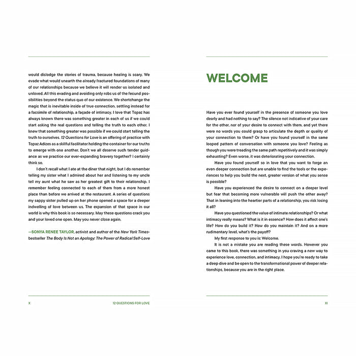 12 Questions for Love