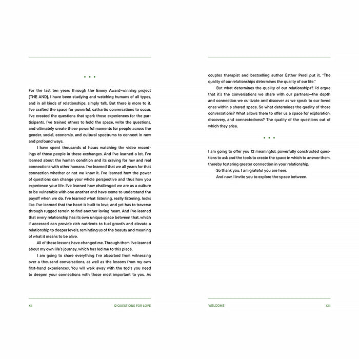 12 Questions for Love