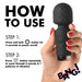 BANG! 10X Mini Silicone Wand Black