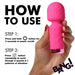 BANG! 10X Mini Silicone Wand Pink