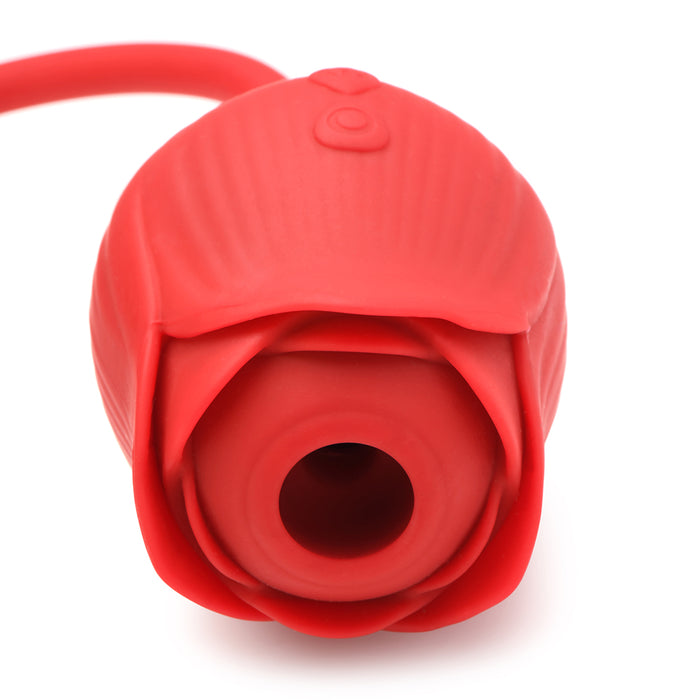 Bloomgasm Romping Rose 10X Suction Rose & Thrusting Vibrator