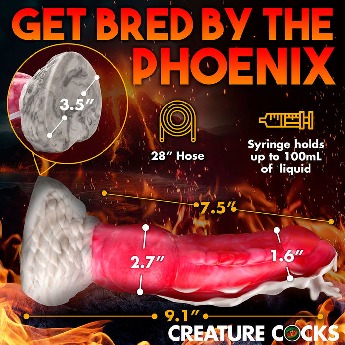 Creature Cocks Resurrector Phoenix Squirting Silicone Dildo