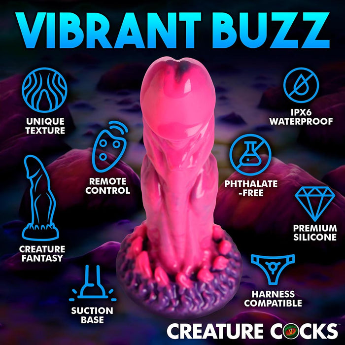 Creature Cocks Xenox Vibrating Silicone Dildo with Remote