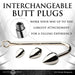 Master Series Anal Hook Trainer Anal Hook with 3 Plugs