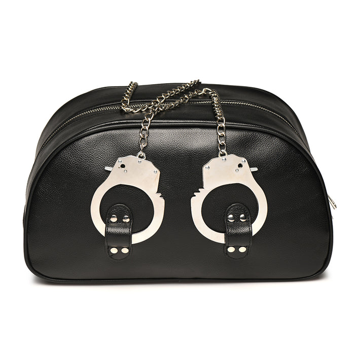 Master Series Cuffed & Loaded Travel Bag with Handcuff Handles
