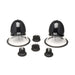Size Matters 10X Rotating Silicone Nipple Suckers with 4 Attachments Black