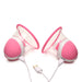 Size Matters 10X Rotating Silicone Nipple Suckers with 4 Attachments Pink