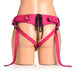 Strap U Bodice Deluxe Leather Corset Harness Pink