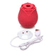 Bloomgasm 10X Wild Rose Silicone Suction Clit Stimulator Red