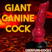 Creature Cocks Hell-Hound Canine Penis Silicone Dildo