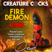 Creature Cocks Fire Demon Keychain