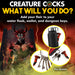 Creature Cocks Fire Demon Keychain