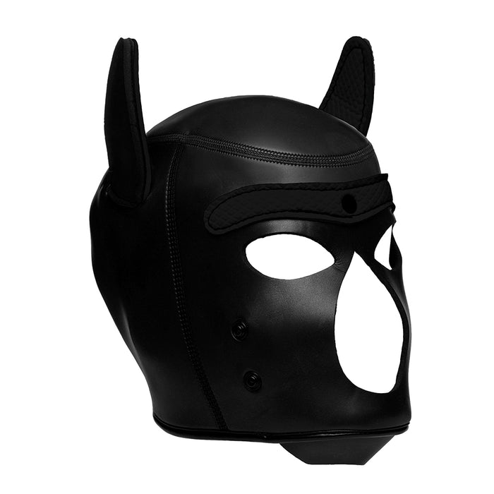 Master Series Spike Neoprene Puppy Hood Black