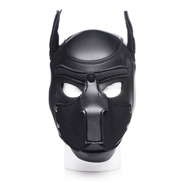 Master Series Spike Neoprene Puppy Hood Black