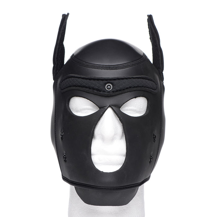 Master Series Spike Neoprene Puppy Hood Black