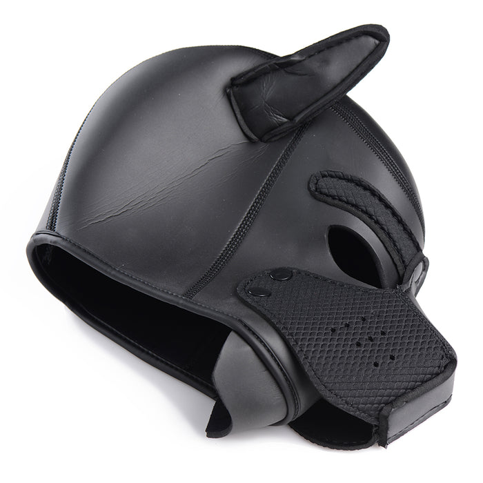 Master Series Spike Neoprene Puppy Hood Black