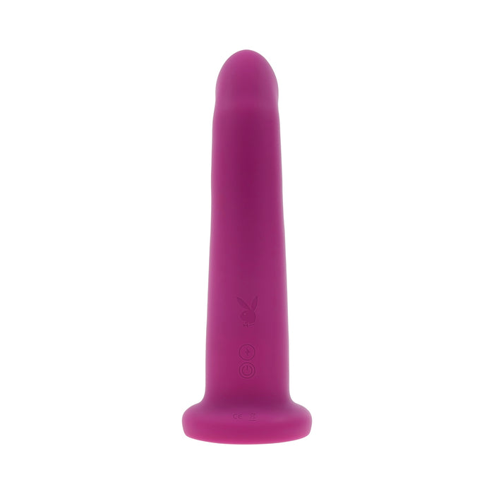 Playboy Fluffle Rechargeable Vibrating Dual Stimulator Silicone Purple